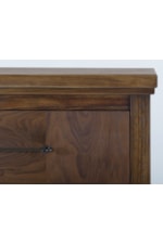 International Furniture Direct Walnut Transitional Nightstand