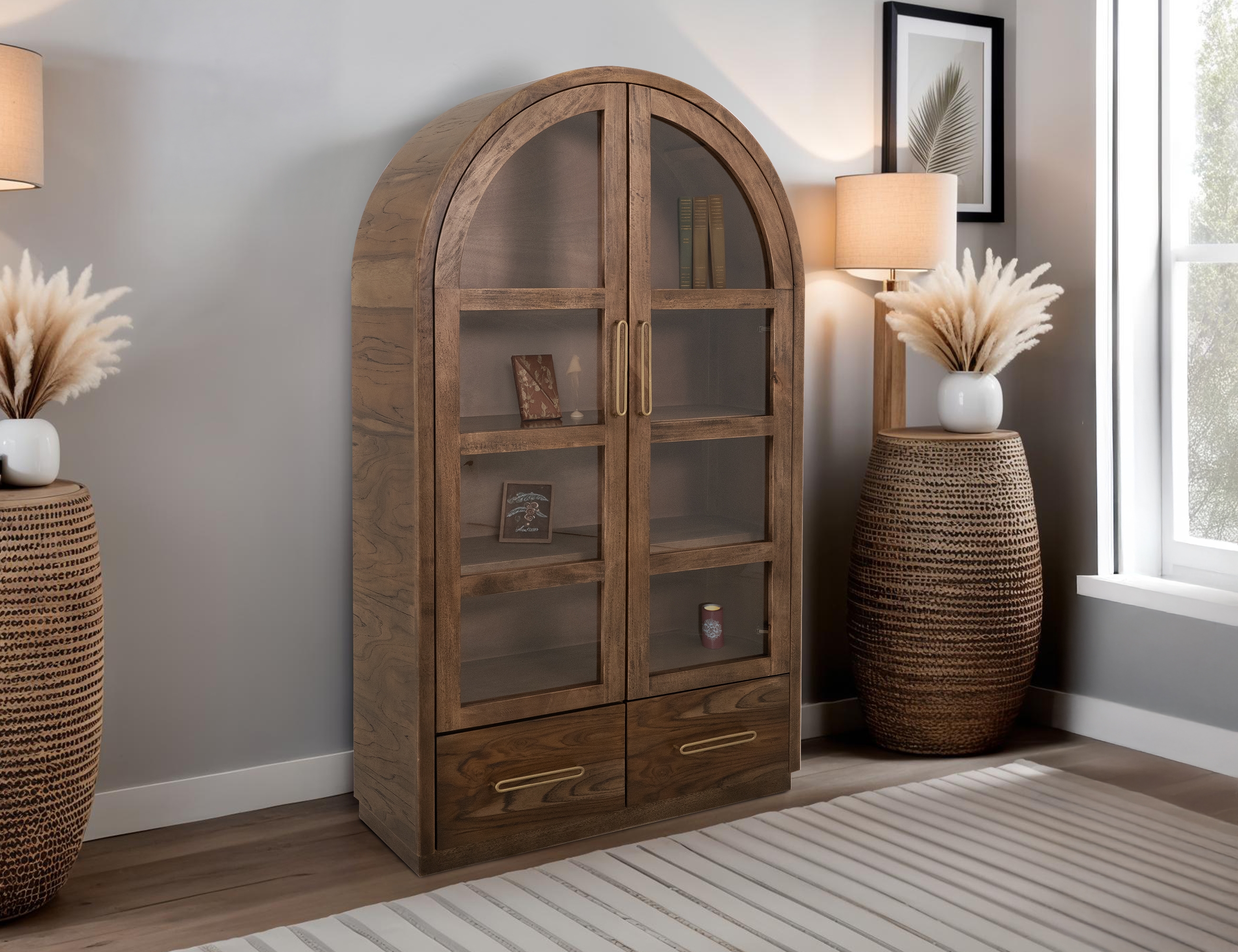 Arched Storage Cabinet