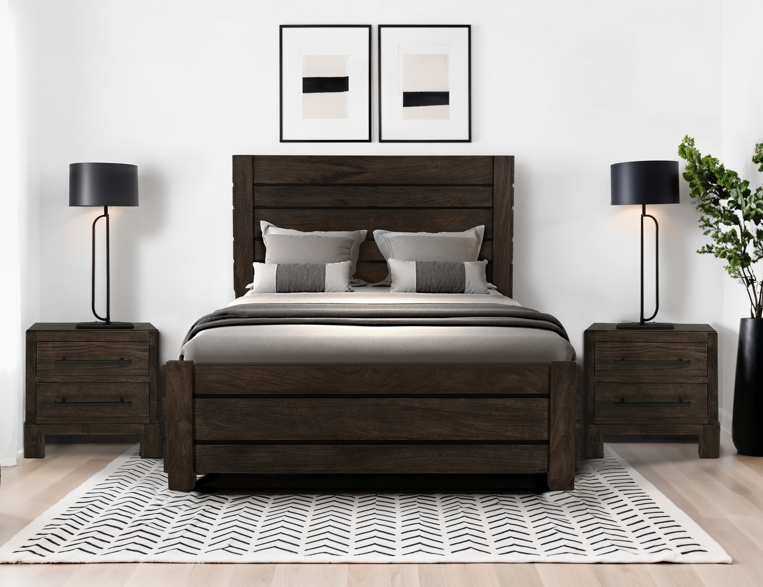 Queen Panel Bed