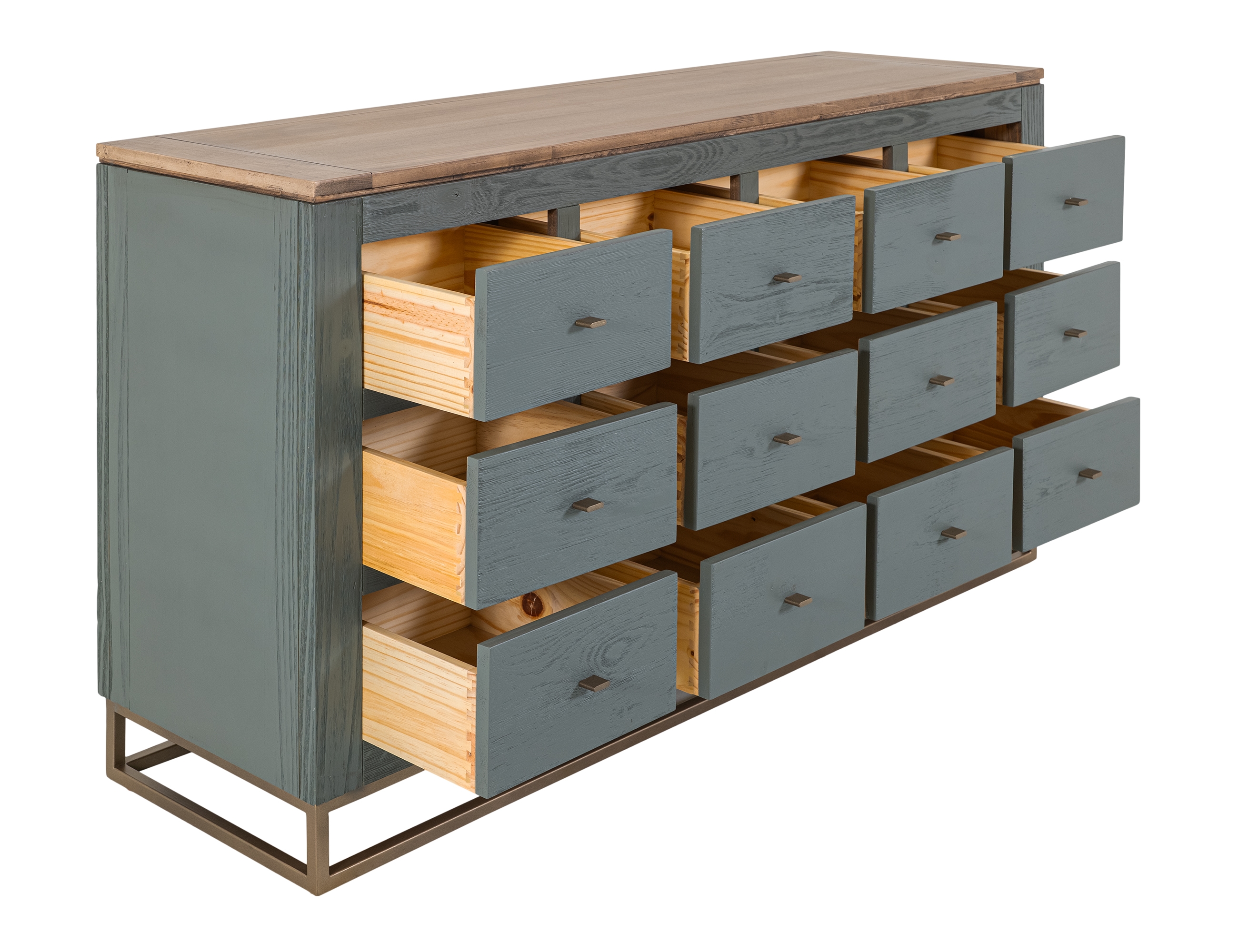 12-Drawer Console Table