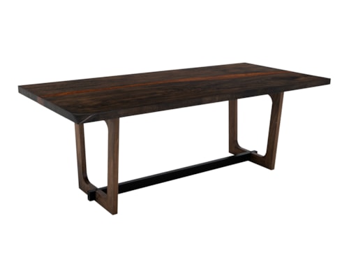 Contemporary Dining Table with Trestle Base