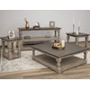 International Furniture Direct Natural Stone End Table