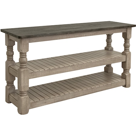 Two-Tone Sofa Table