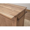 International Furniture Direct Natural Parota Kitchen Island