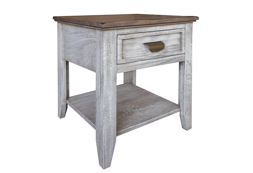 Sahara End Table by International Furniture Direct at VanDrie Home Furnishings