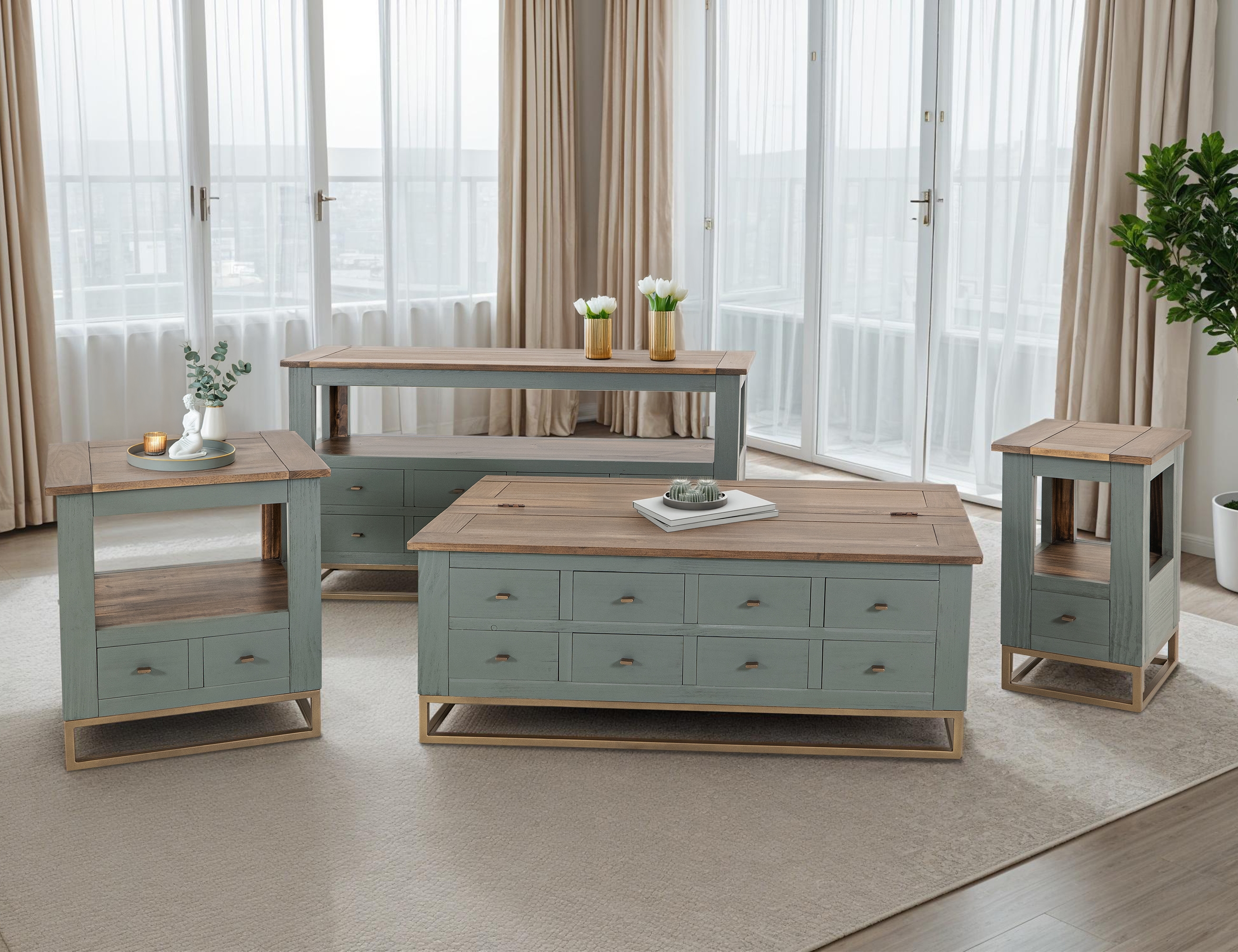 Uprooted Timber Cocktail Table