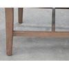 International Furniture Direct Natural Parota Upholstered Chair