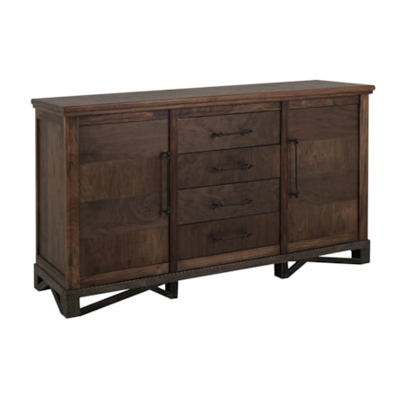 4-Drawer Console