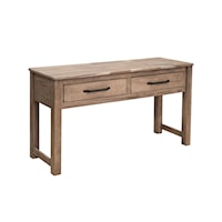 Transitional 2-Drawer Sofa Table