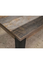 International Furniture Direct Loft Brown Rustic Dining Table