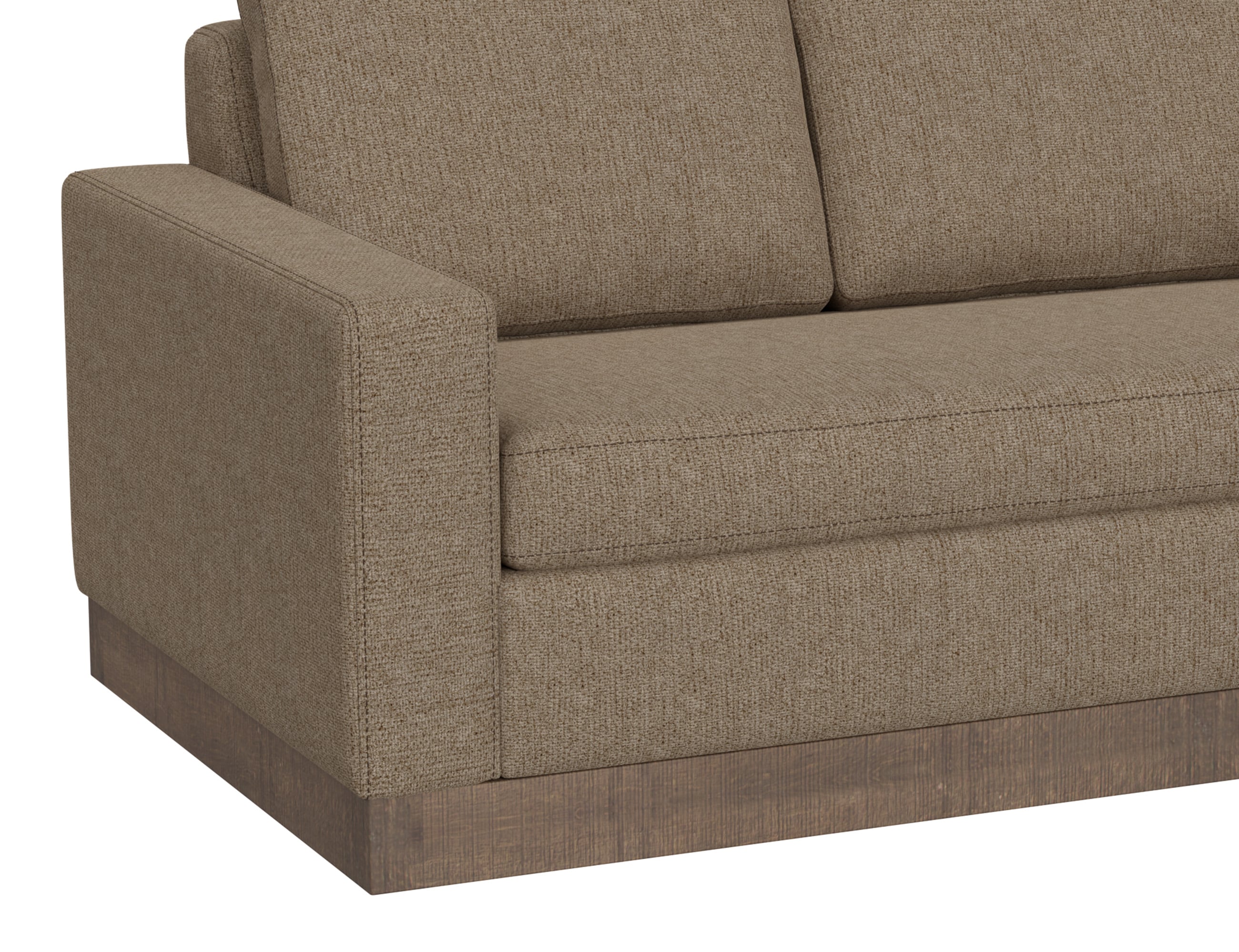 International Furniture Direct Georgia Plinth-Base Loveseat