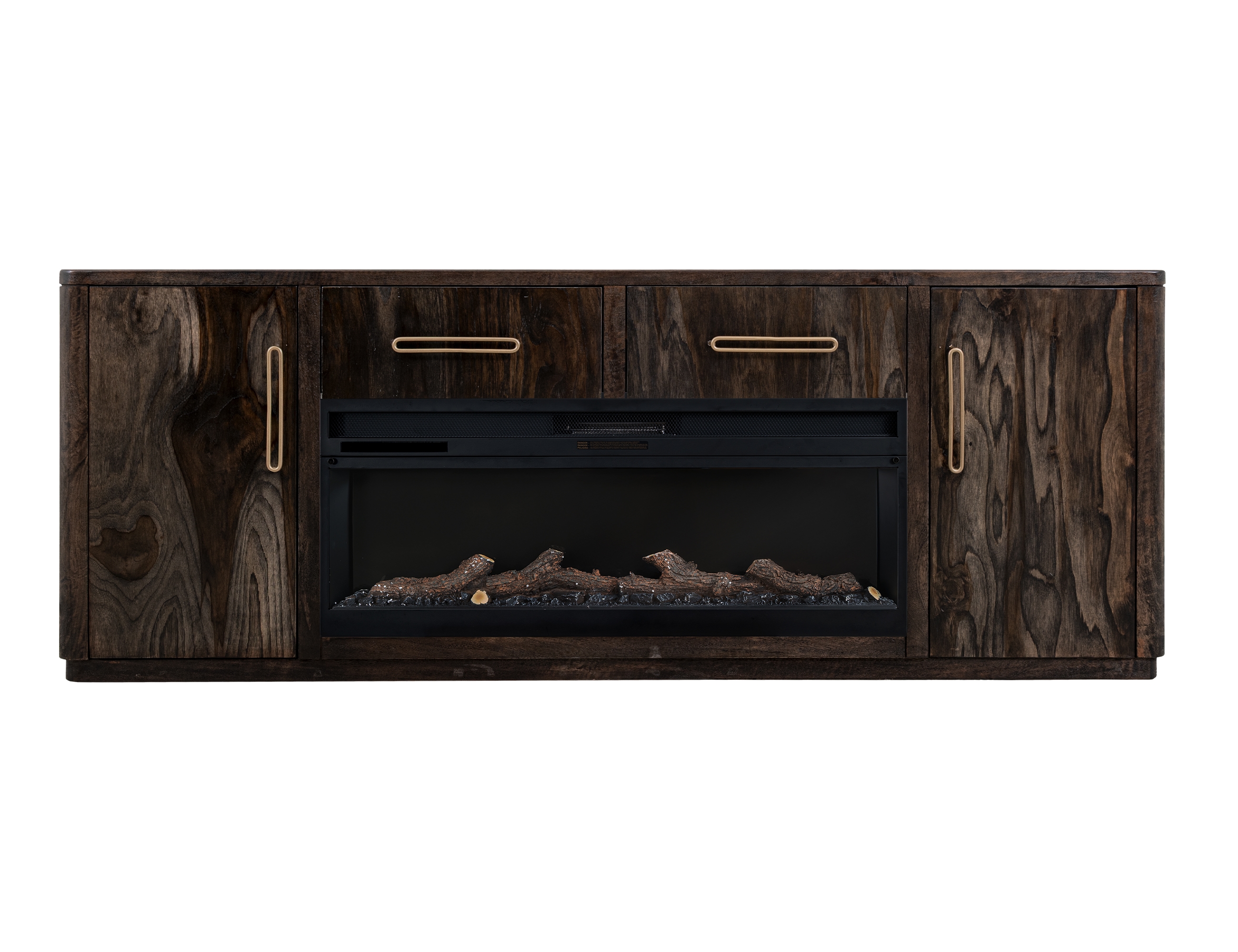 Entertainment Center with Electric Fireplace