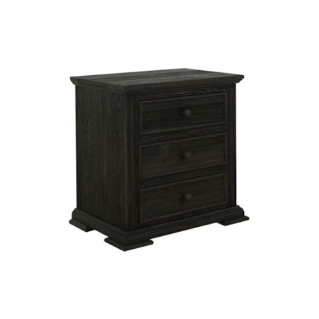 3-Drawer Nightstand