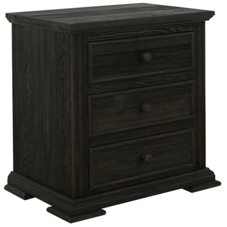 3-Drawer Nightstand