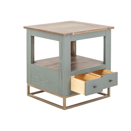 2-Drawer End Table