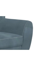 International Furniture Direct Tamesis Contemporary Accent Chair with 360 Swivel