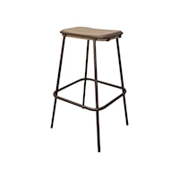Transitional 30" Wooden Stool