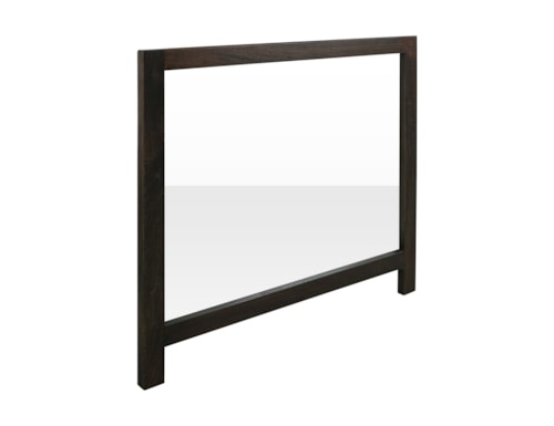 Transitional Wood Framed Mirror