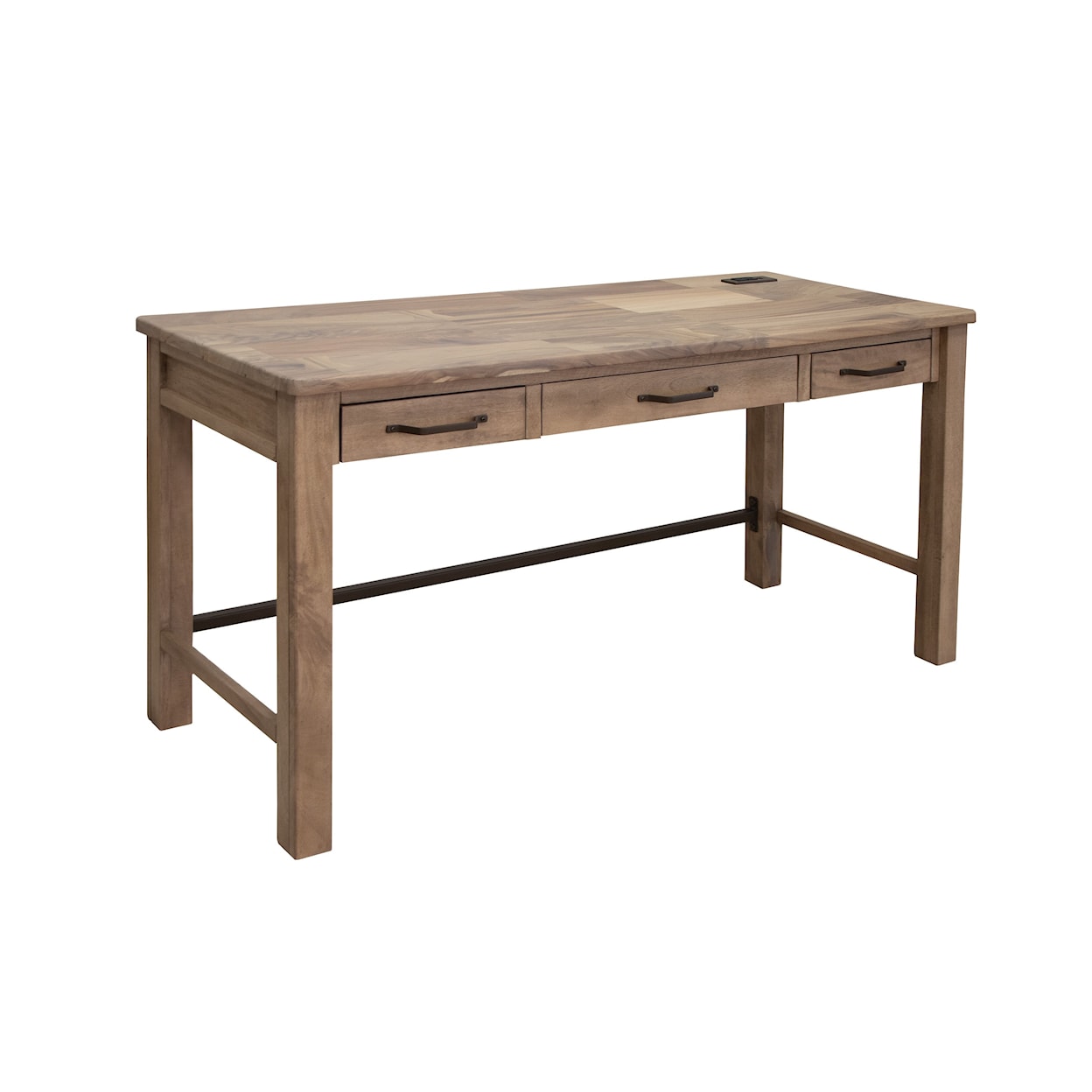 International Furniture Direct Natural Parota Desk