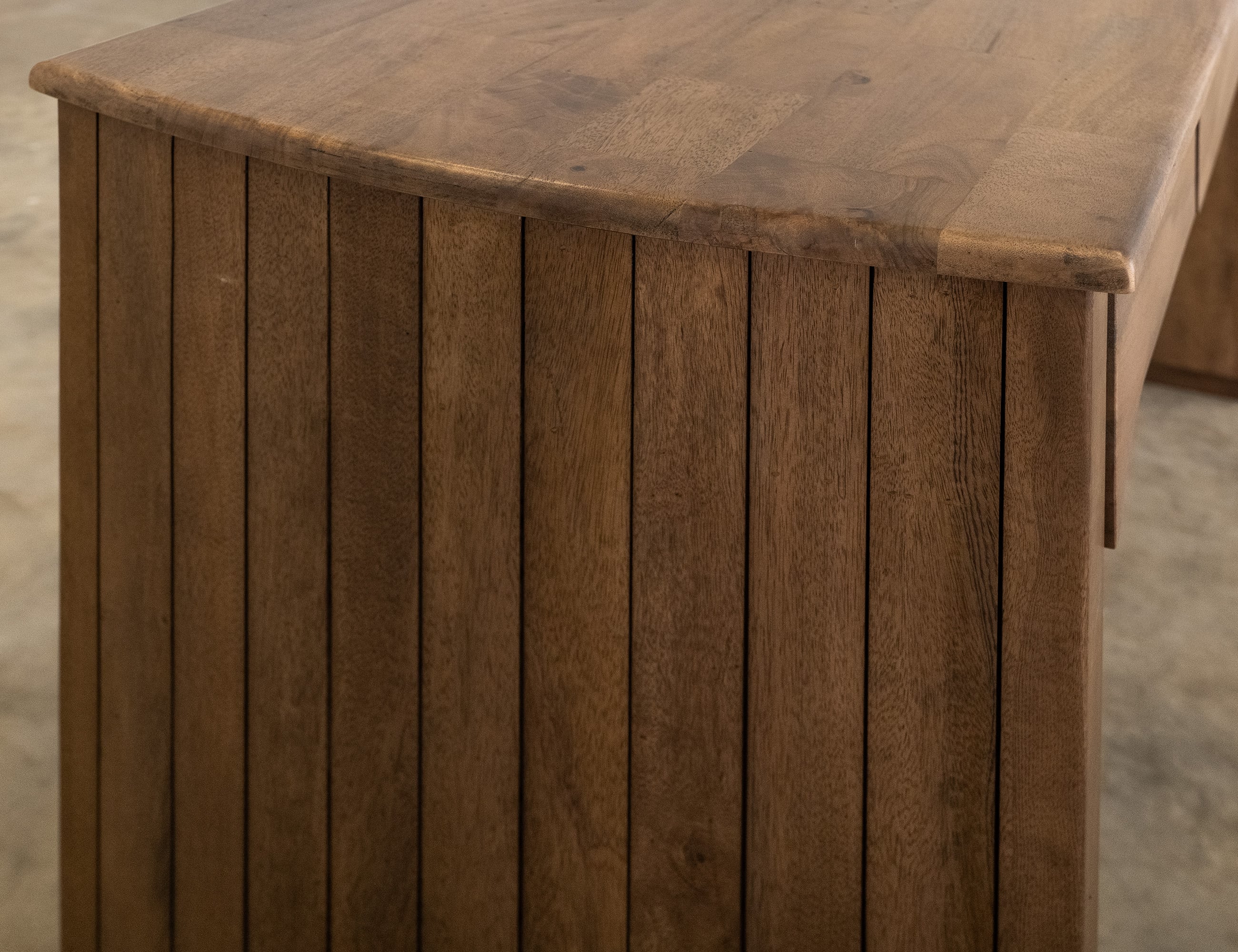 International Furniture Direct Mezquite 3-Drawer Desk