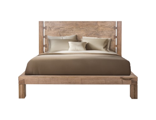 Rustic Queen Panel Bed