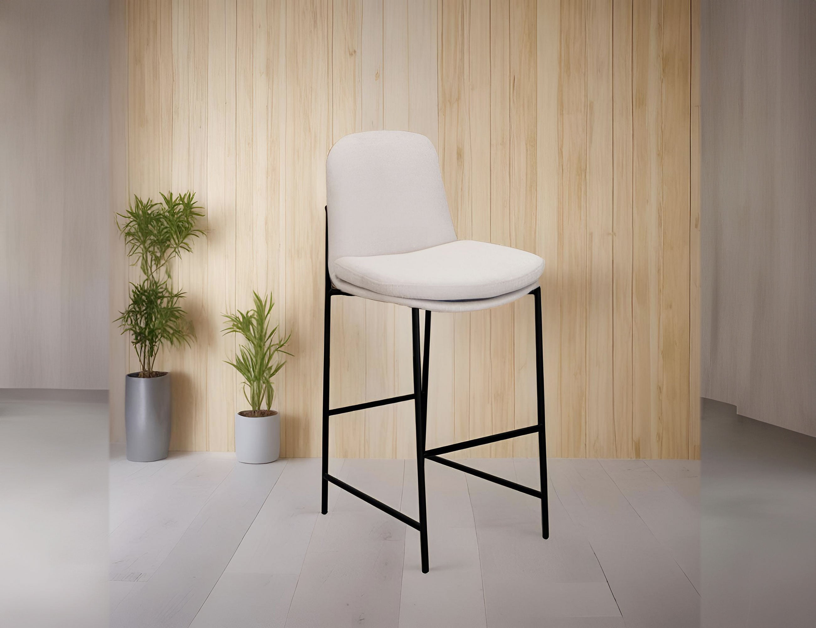 International Furniture Direct America Upholstered Barstool