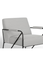 International Furniture Direct Lotus Modern Upholstered Armchair