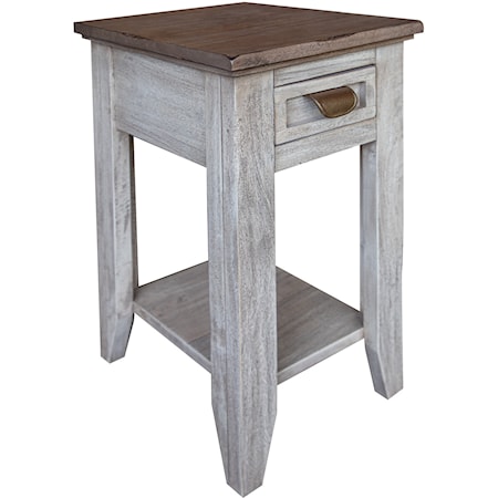 Rustic Chair Side Table