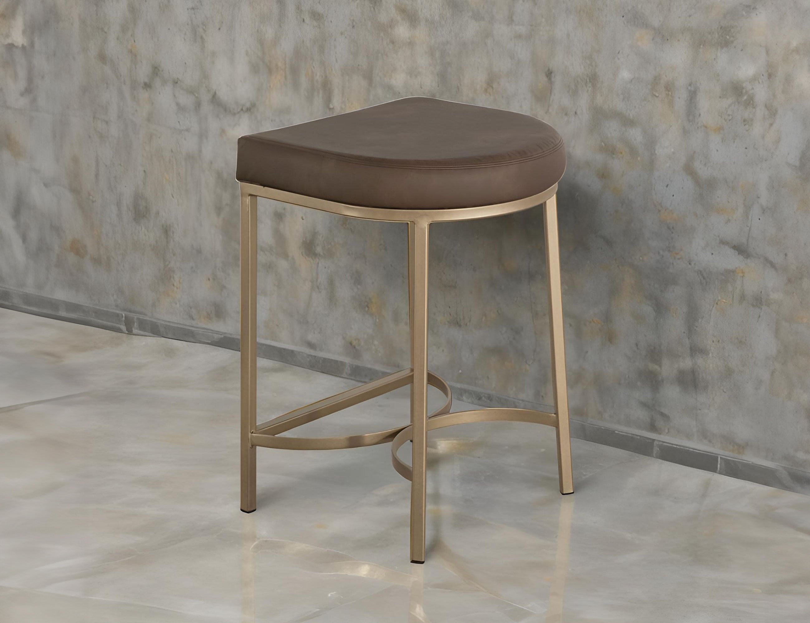International Furniture Direct Mezquite Upholstered Stool