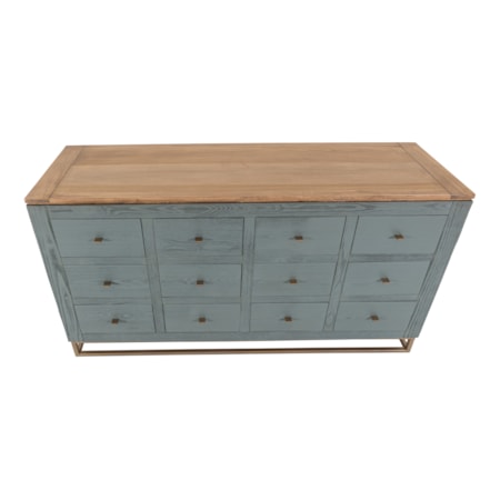 12-Drawer Console Table