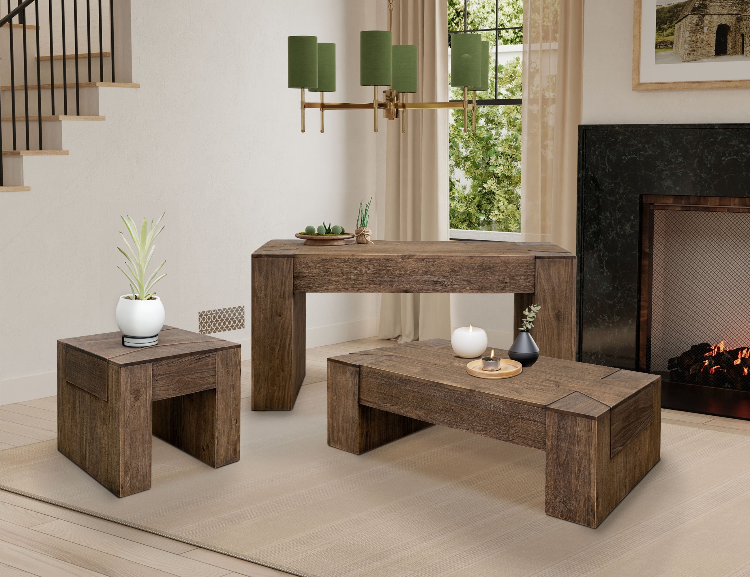 International Furniture Direct Milano Sofa Table