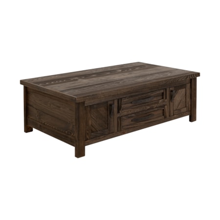 4-Drawer Cocktail Table