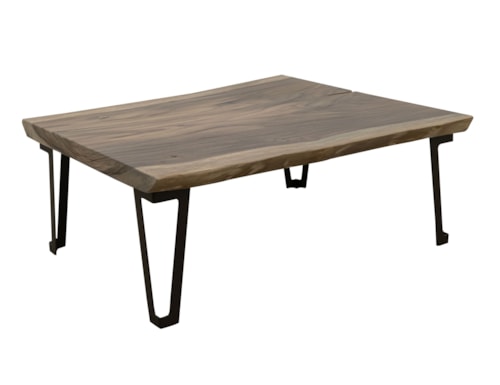 Rustic Live Edge Cocktail Table