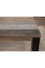 International Furniture Direct Loft Brown Rustic Dining Table