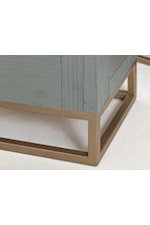 Mueblos International Timber Transitional 2-Drawer End Table