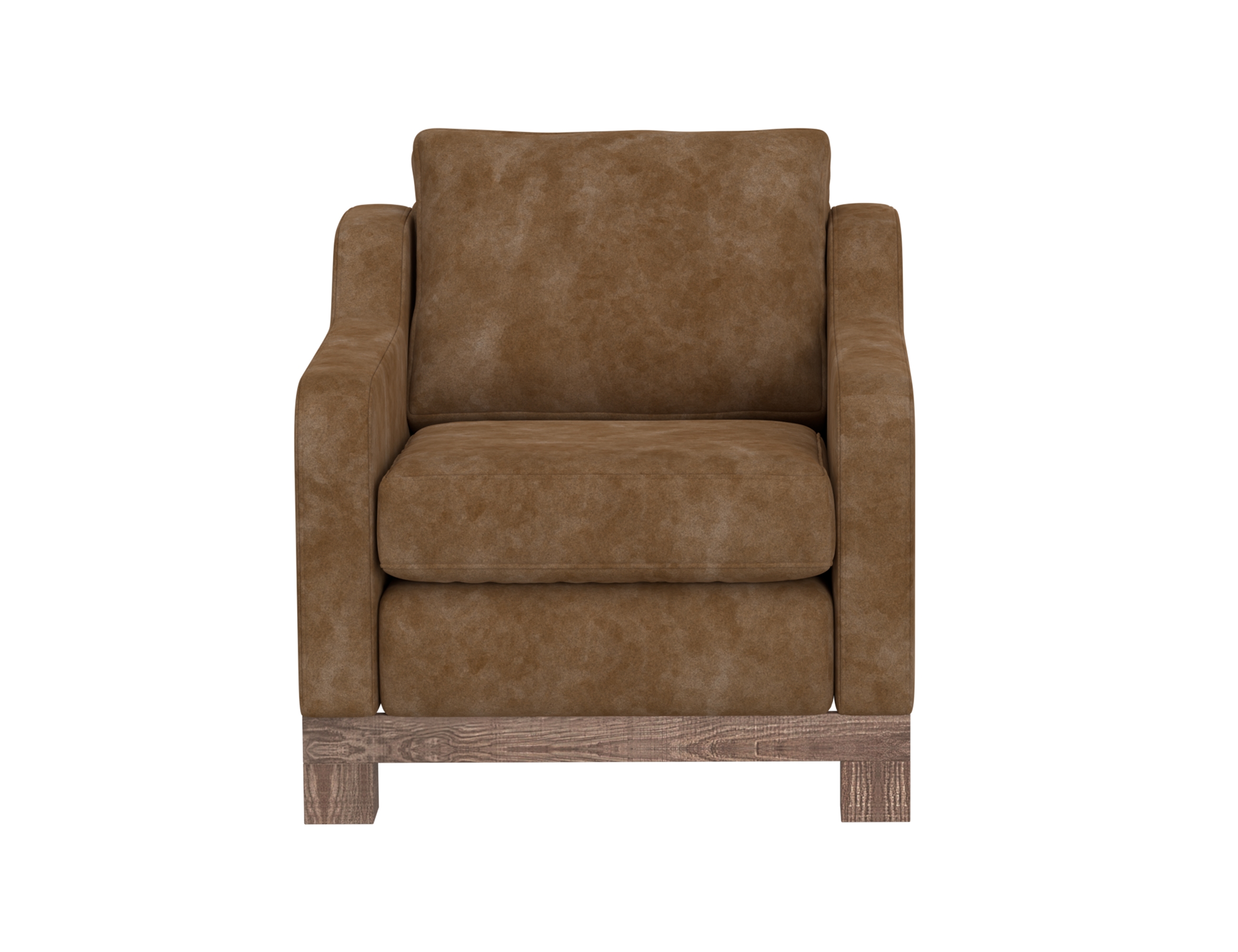 Armchair with Sloped Arms