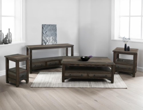 Modern Rustic 4-Piece Occasional Set