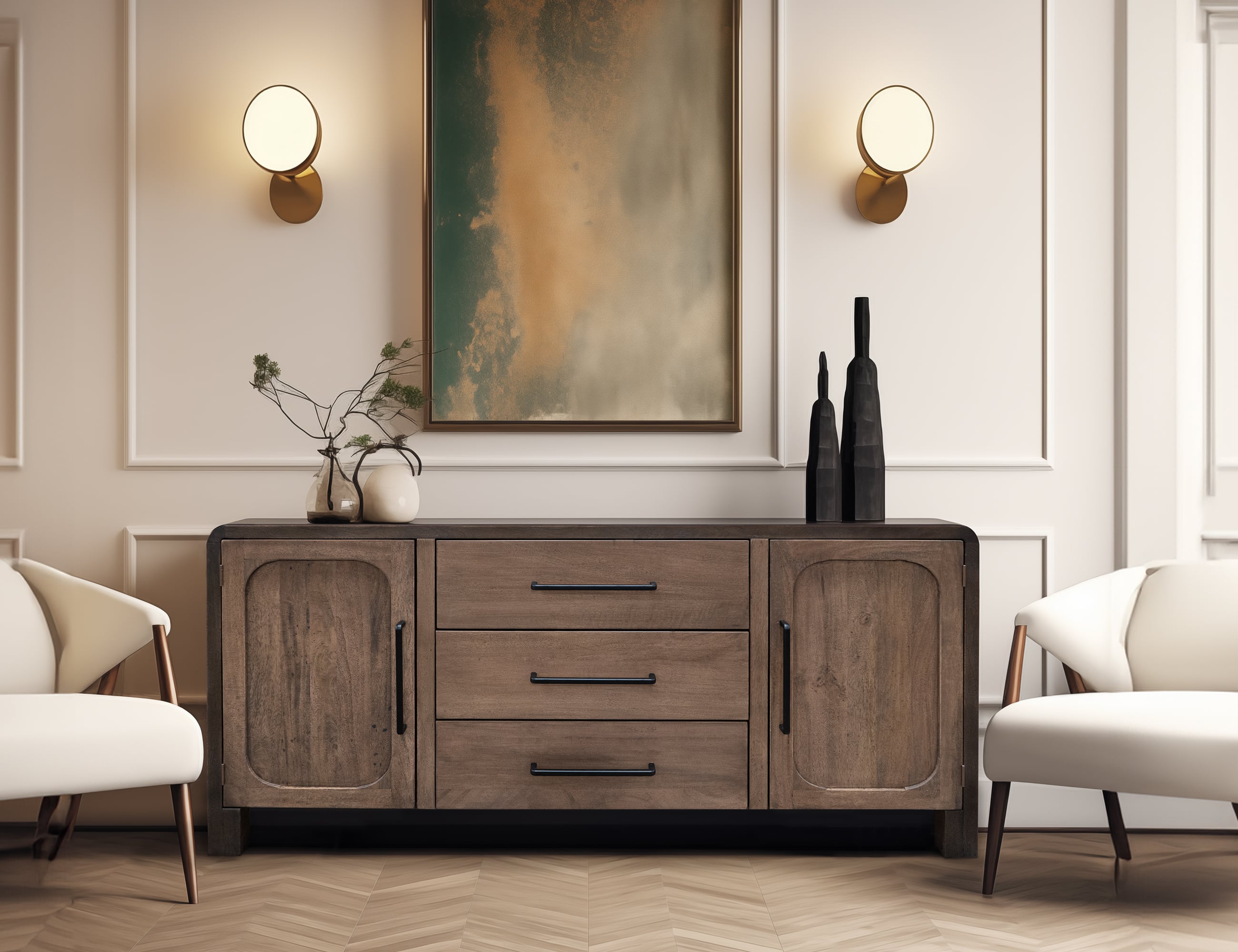 Uprooted Tamesis 3-Drawer Console