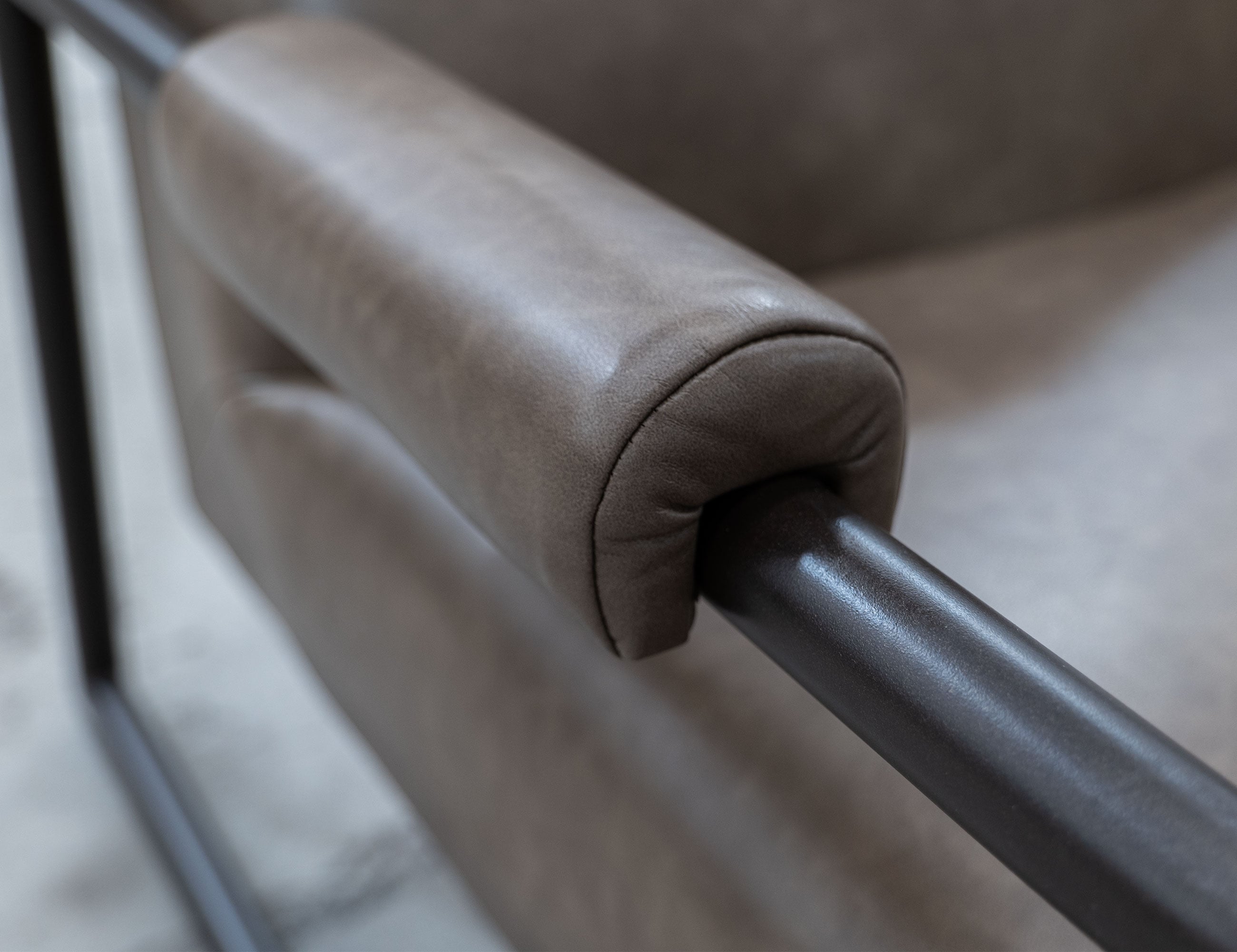 International Furniture Direct Galena Metal Frame Armchair