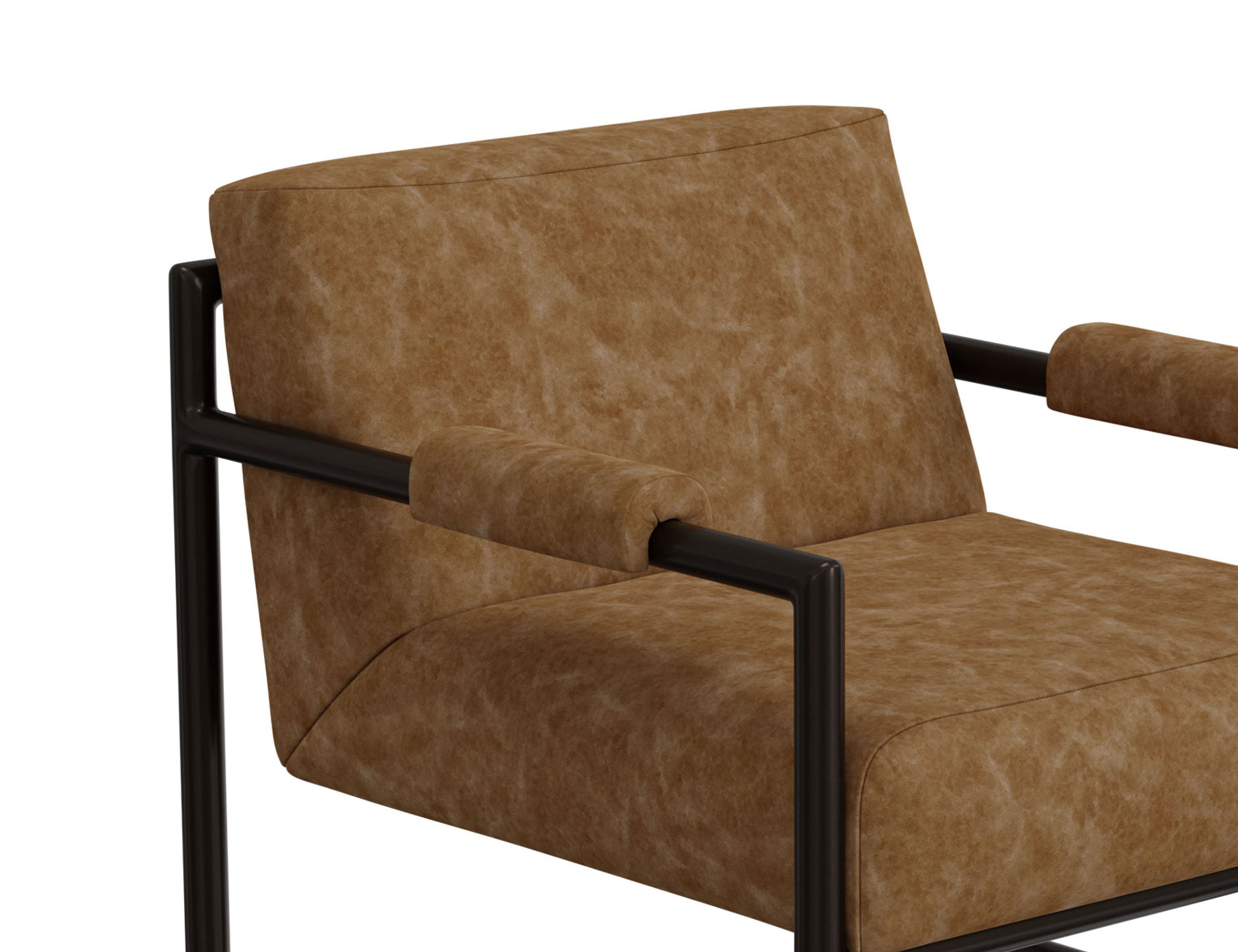 International Furniture Direct Galena Metal Frame Armchair