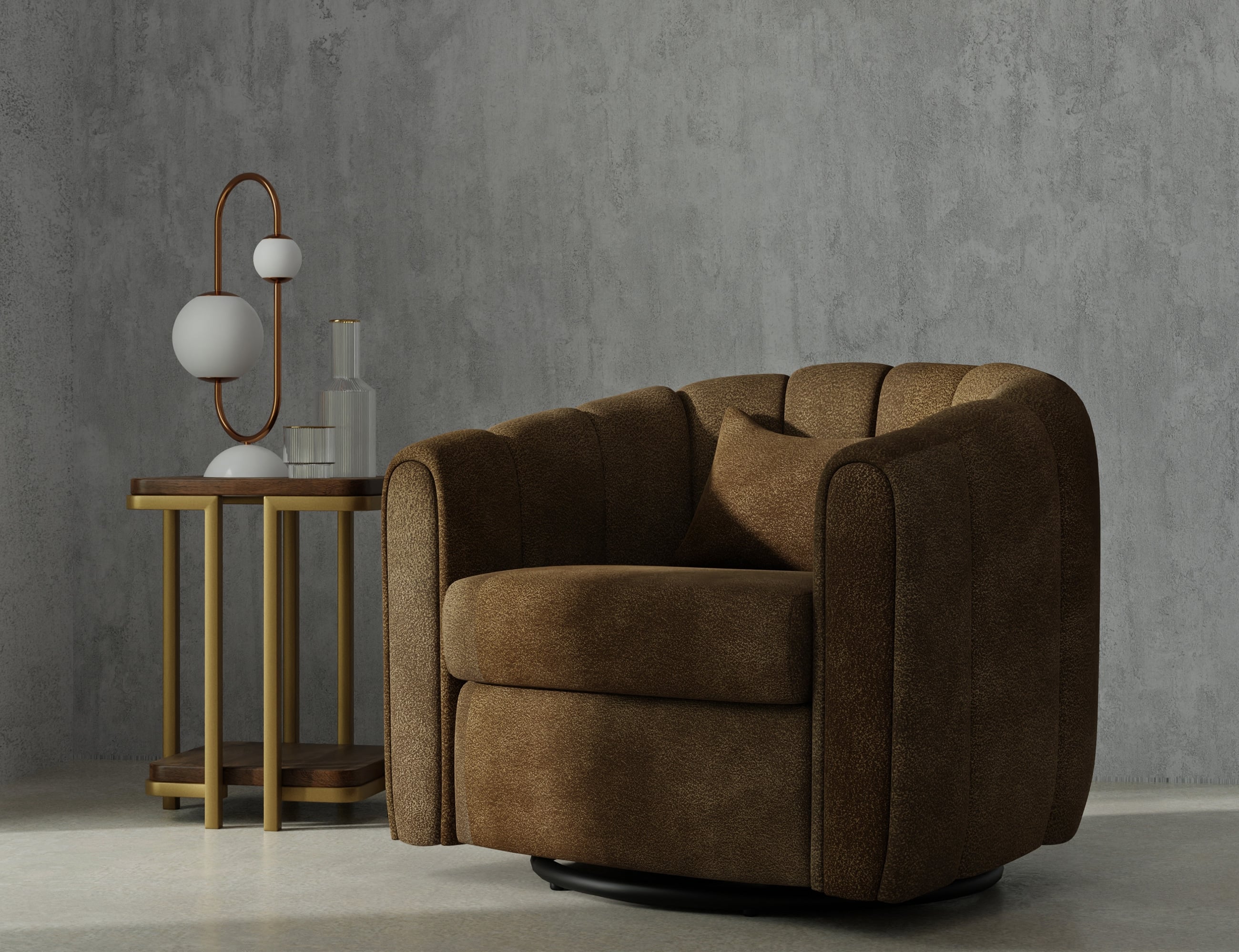 Swivel Glider Armchair