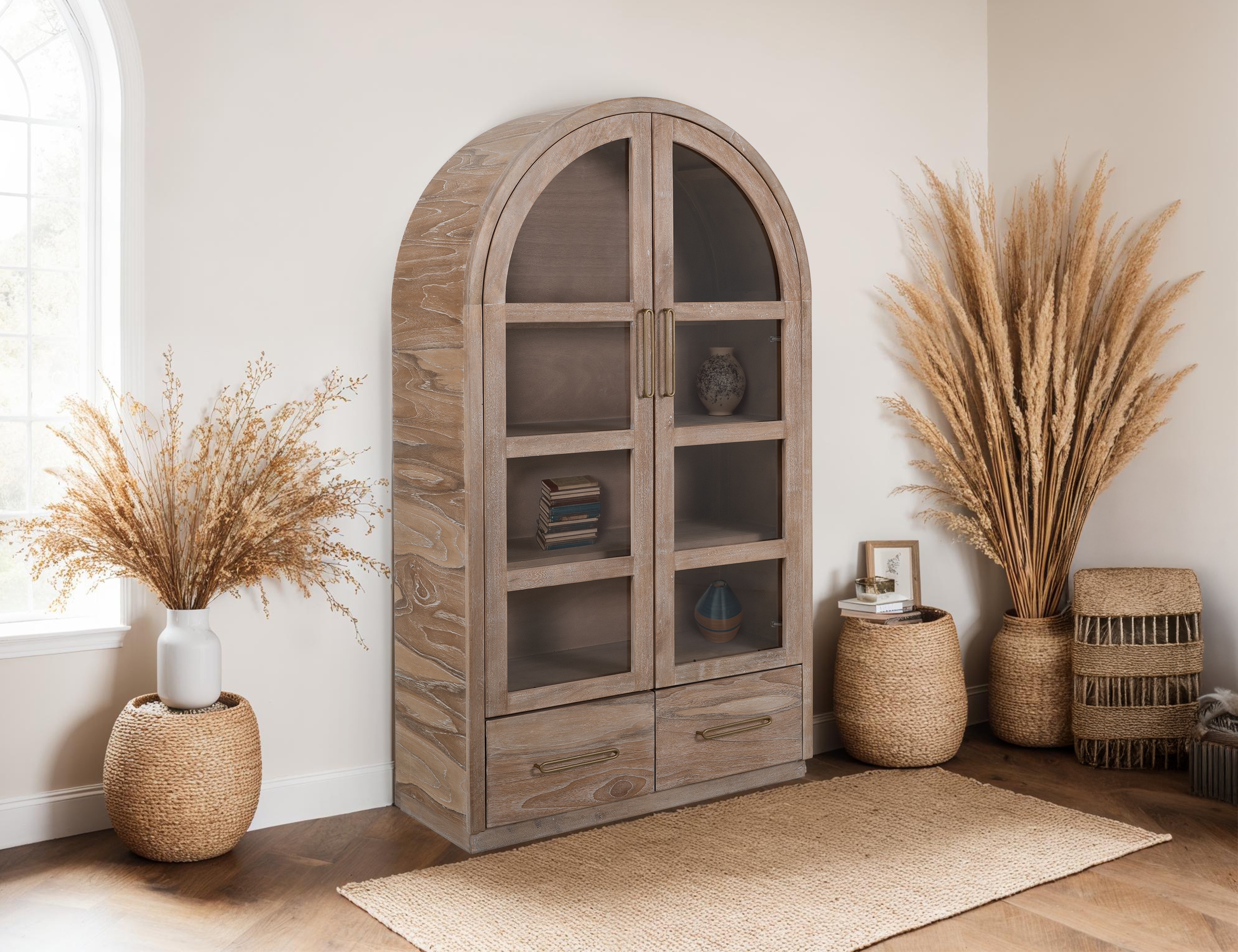 Arched Storage Cabinet