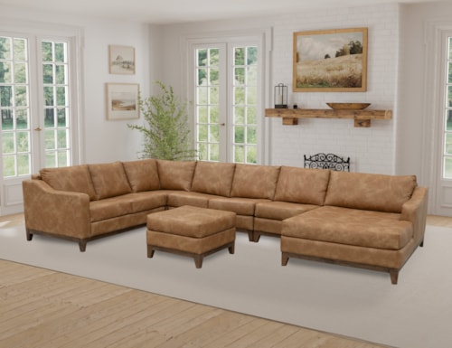 Transitional 5-Piece Sectional Sofa