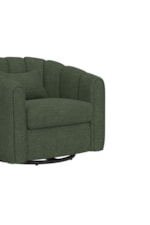 International Furniture Direct Viera Contemporary Swivel Glider Armchair