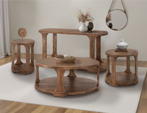 Modern Rustic 4-Piece Occasional Set