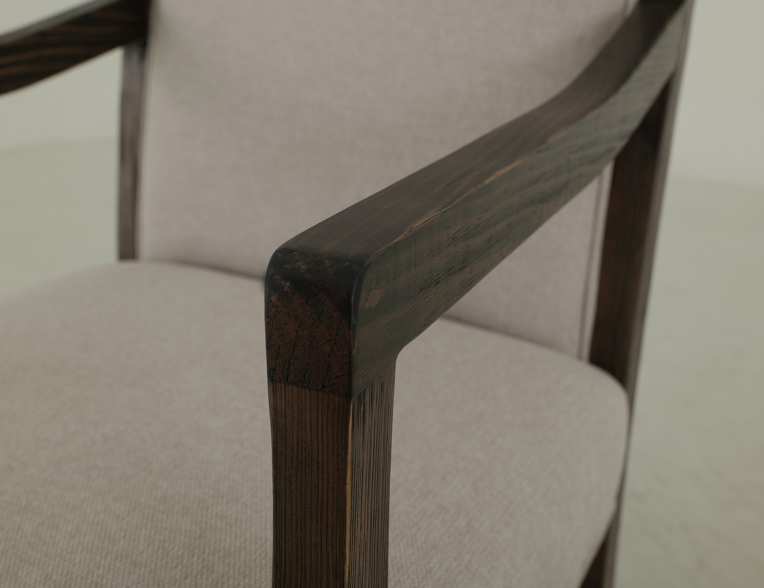 International Furniture Direct Black Verona Upholstered Dining Arm Chair