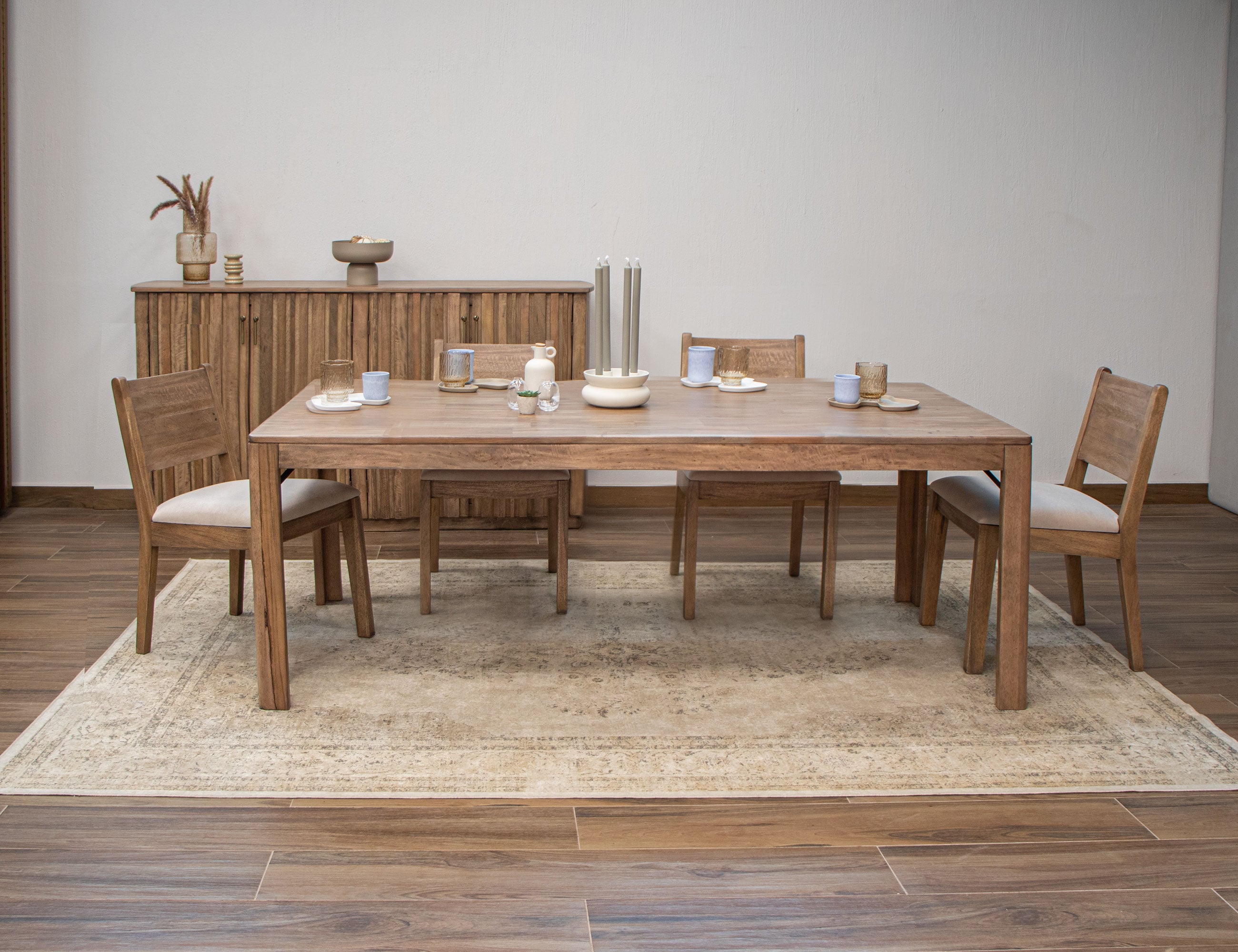 International Furniture Direct Mezquite IFD6621TBL Rustic Contemporary