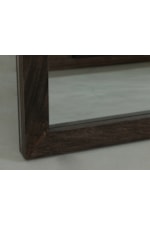 International Furniture Direct Amelia Rustic Square Dresser Mirror