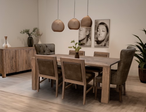 Modern Rustic 5-Piece Dining Set