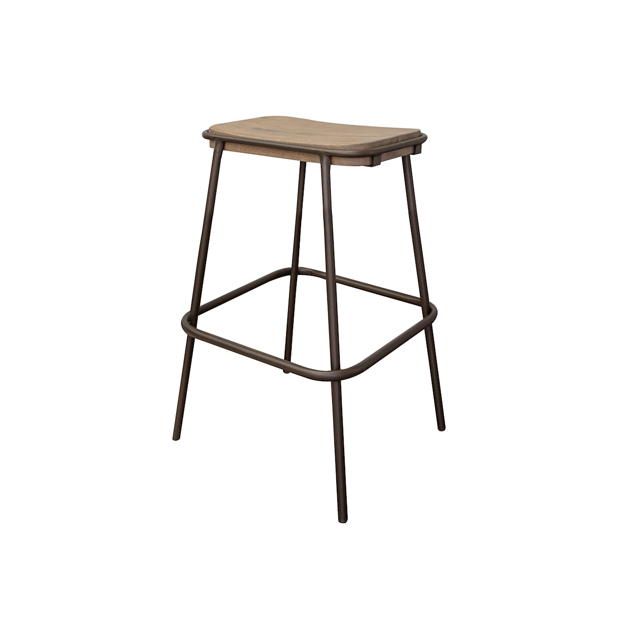 International Furniture Direct Natural Parota Stool